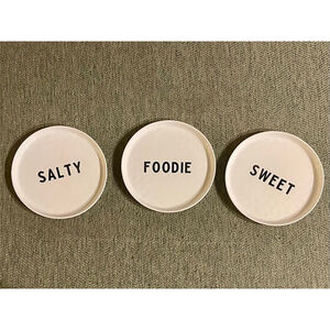 Santa Barbara Design Studio Porcelain Appetizer Plates, NWOT